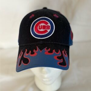 Chicago Cubs American Needle Cooperstown Collection Snapback Hat Flames VTG NWT